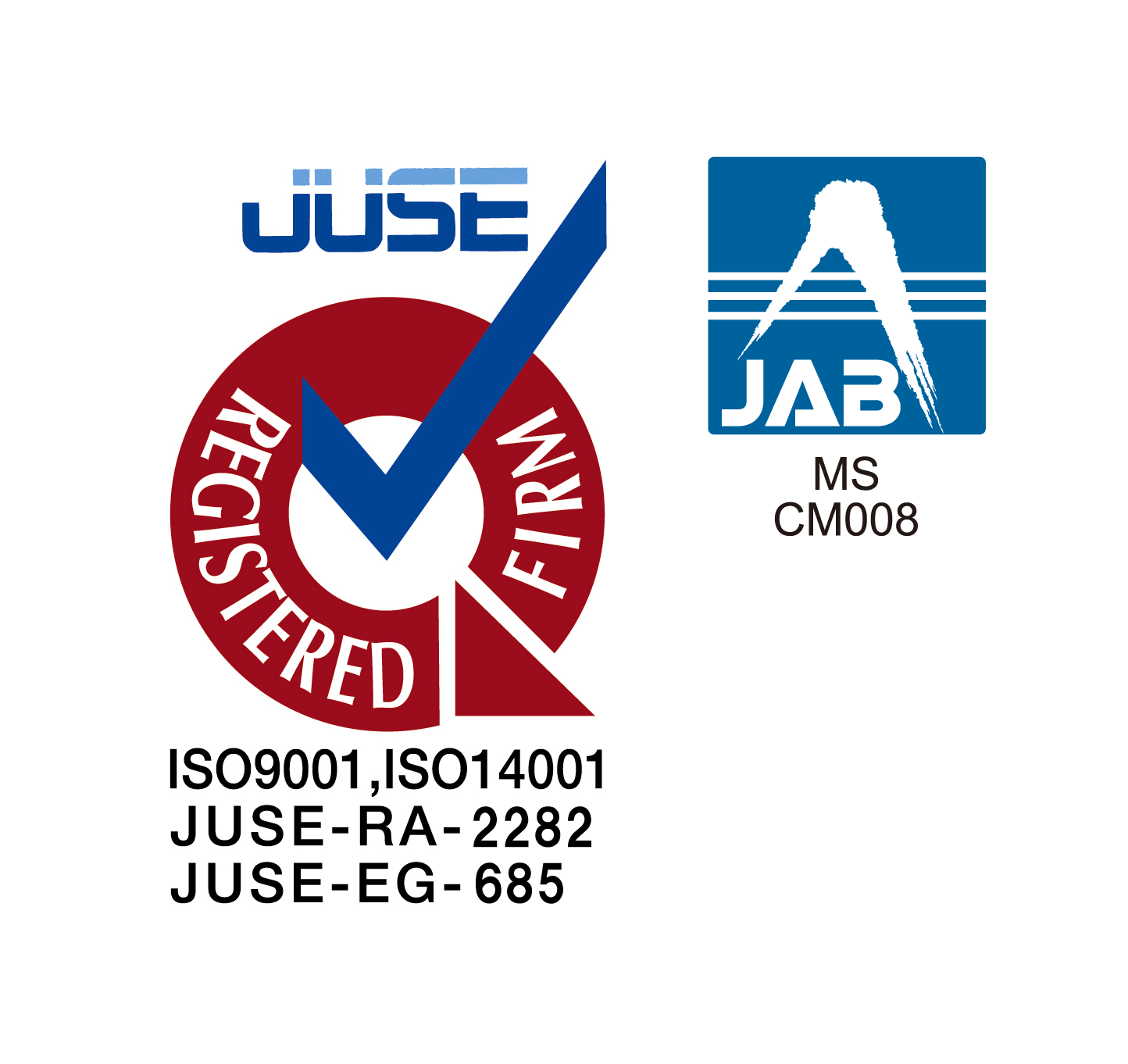 ISO9001、ISO14001